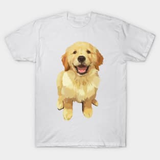 Cute Golden Receiver Puppy T-Shirt